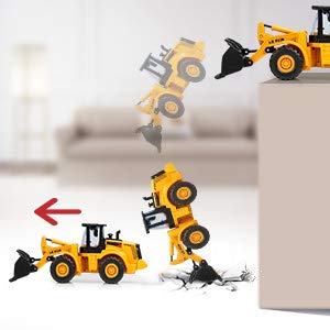 Buildozer Friction-Powered Excavator Truck Toy – Realistic Construction Vehicle for Kids, Ideal Birthday Gift by Tonmax