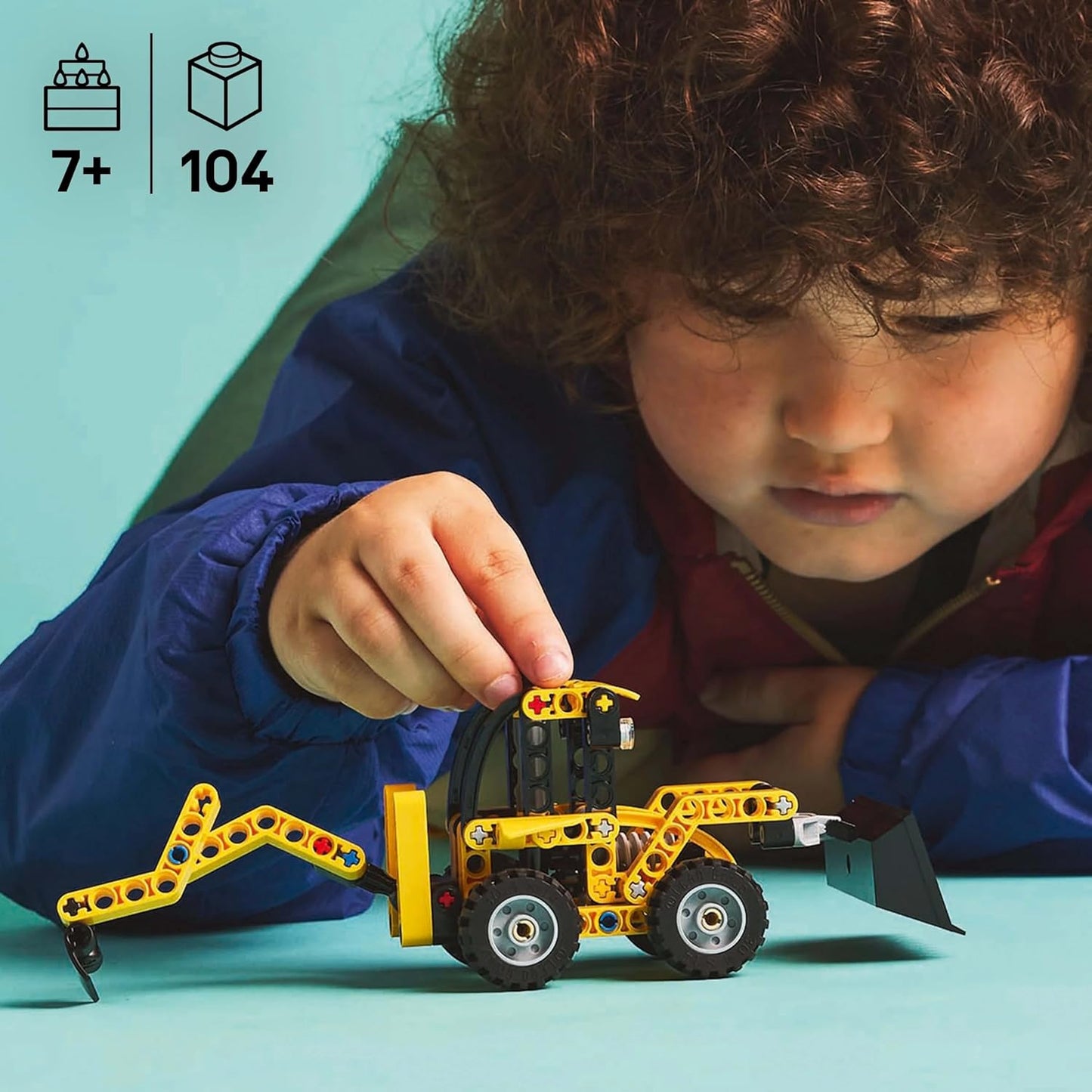 GOLE Boys Backhoe Loader Construction Toy Set 42197 Building Blocks for Ages 7+ Perfect Gift for Boys and Girls