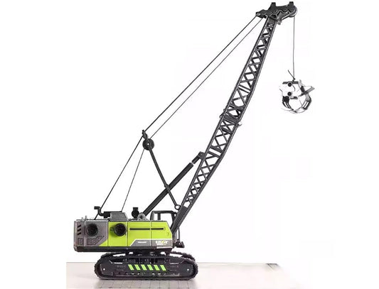 Movotrix Friction-Powered Die-Cast Tower Crane Toy for Kids – Alloy Crawler Excavator Construction Truck with Pull-Back Action