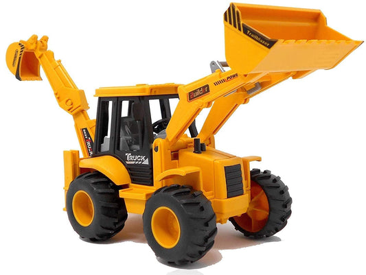 DEMOXER ToughBuild Excavator & Bulldozer Toy Set – Friction-Powered Construction Vehicles for Kids Ages 3 and Up