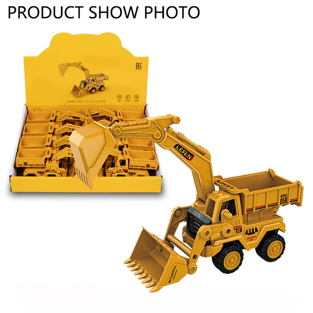 Zavrix Unbreakable Excavator Toy Bulldozer – Heavy-Duty Yellow Construction Truck for Kids Ages 2 to 5, Durable & Fun Play Vehicle
