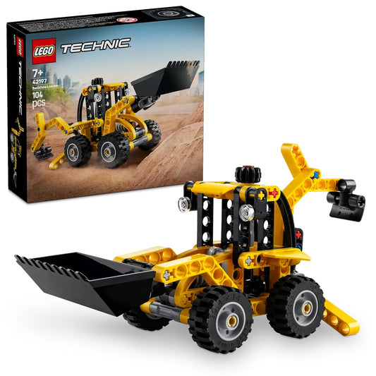 GOLE Boys Backhoe Loader Construction Toy Set 42197 Building Blocks for Ages 7+ Perfect Gift for Boys and Girls